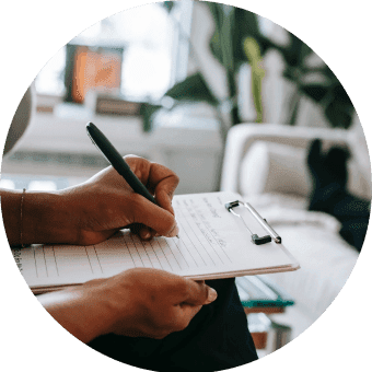 Foto de exibição do atendimento presencial